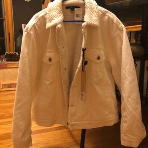 Ksubi white jean coat